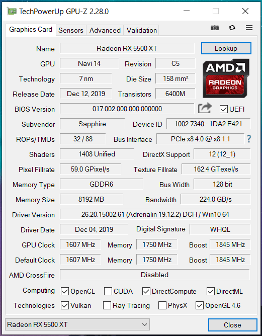 SAPPHIRE PULSE Radeon RX 5500 XT_GPU-Z (1)