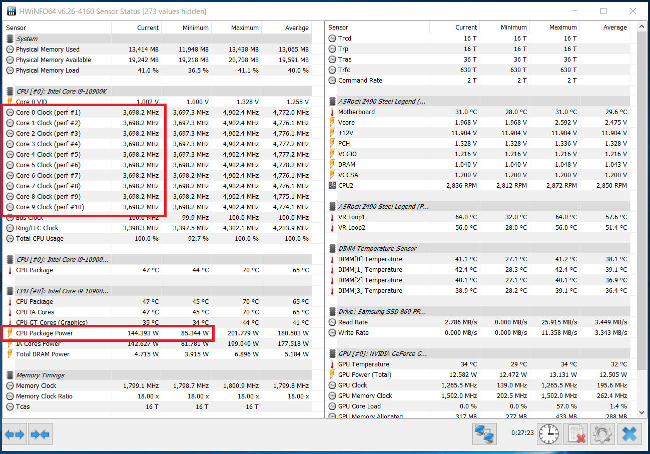 ASRock Z490 Steel Legend_VRM-Throttle