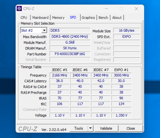 G.Skill Trident Z5 Neo_F5-6000J3038F16GX2-TZ5N_spec