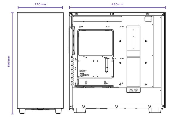 NZXT H7_dimension