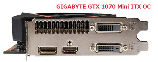 GTX 1070 GIGABYTE ITX