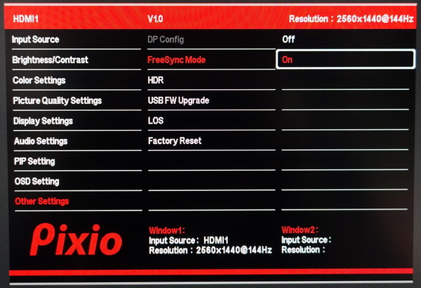 Pixio PX277h_FreeSync_HDMI