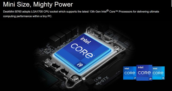 ASRock DeskMini B760_Intel-13th-Core