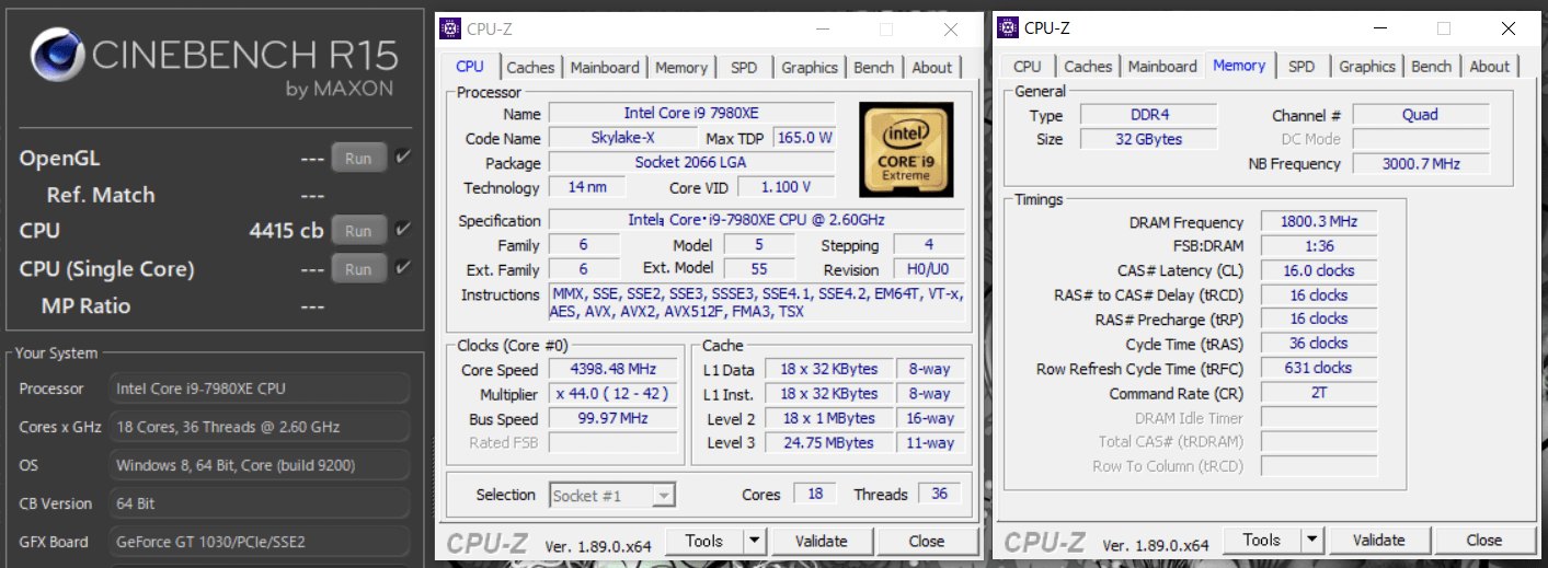ASUS PRIME X299 Edition 30_OC-test_Cinebench