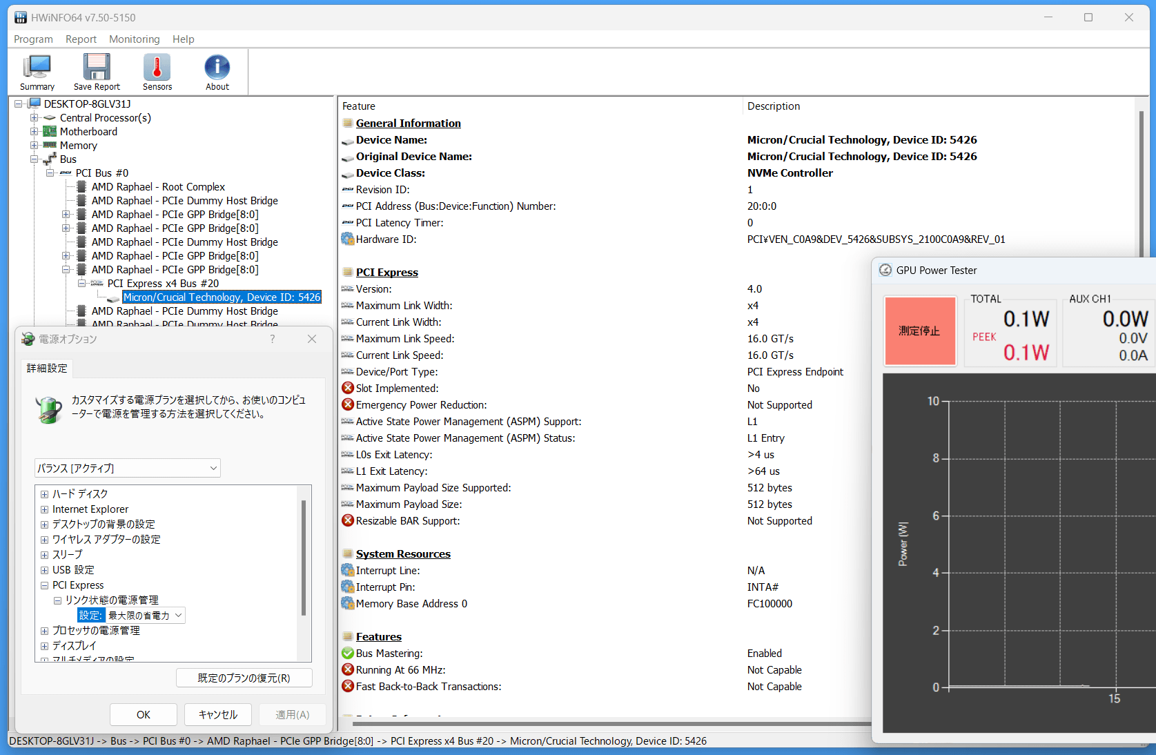 Crucial P310 1TB and 2TB_Power_idle_wtASPM