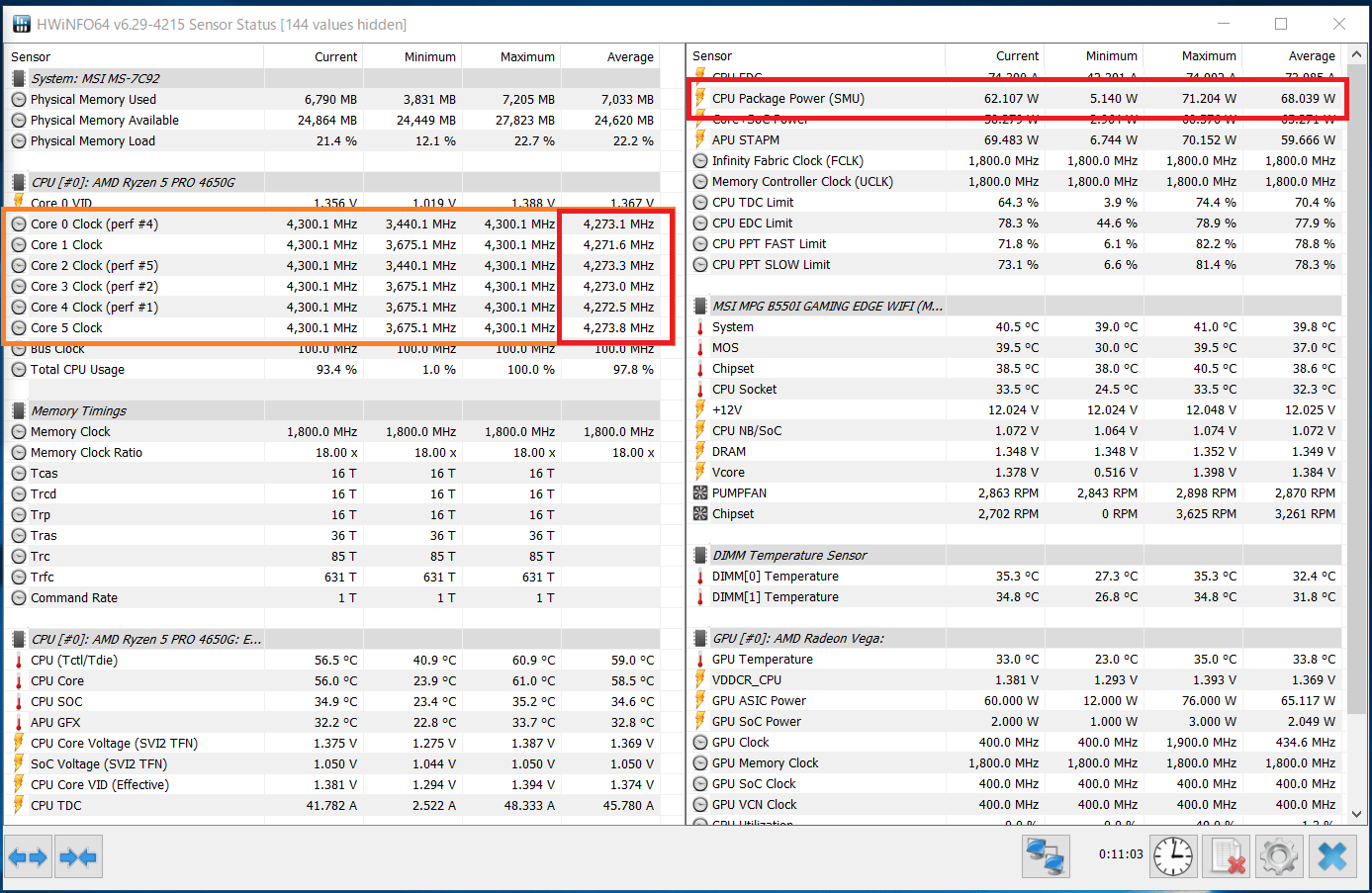 AMD Ryzen 5 PRO 4650G_Boost-Clock_multi