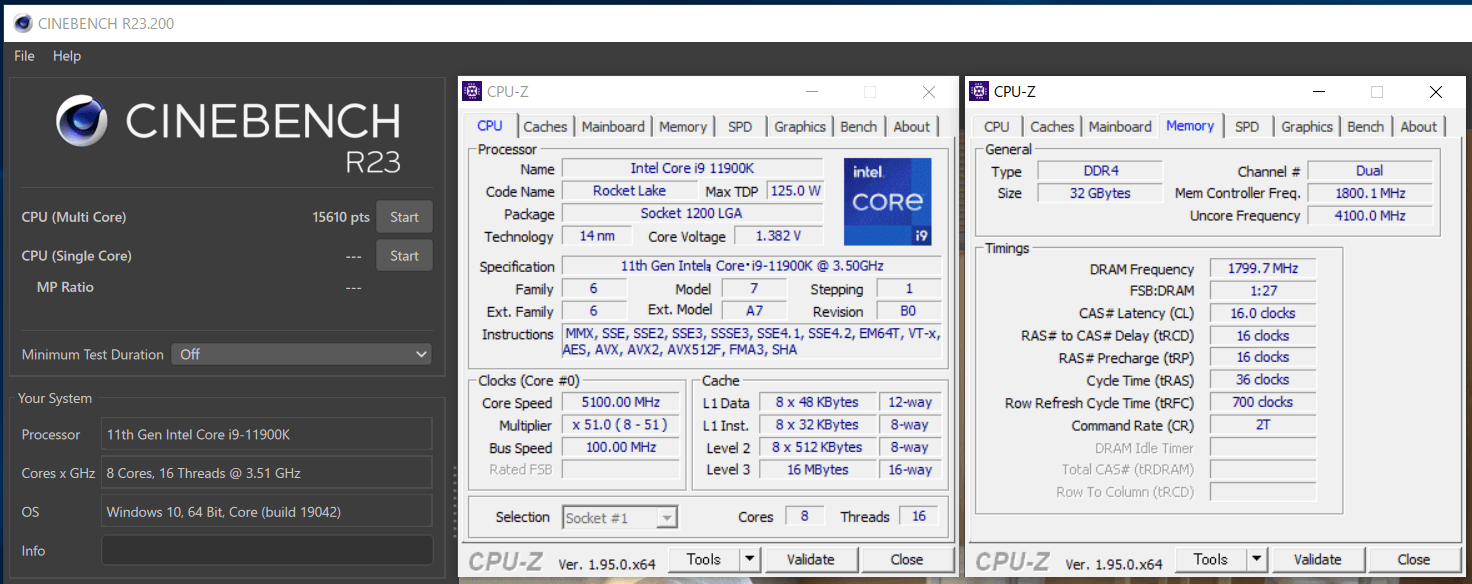 Core i9 11900K_cinebench-r23