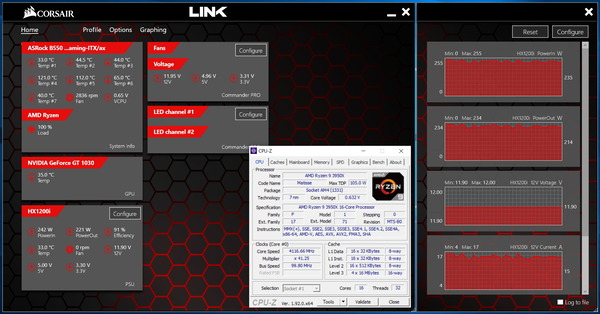 ASRock B550 Phantom Gaming-ITX_ax_OC Test_power