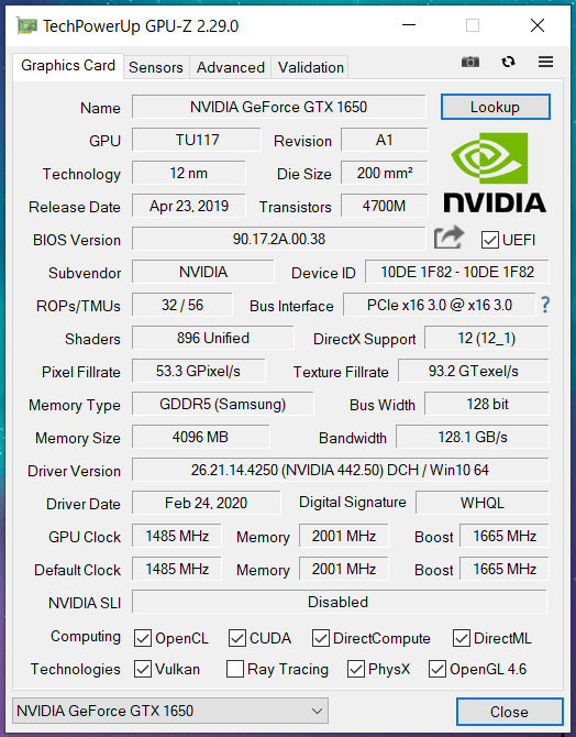 GeForce GTX 1650 Palit KalmX_GPU-Z (1)