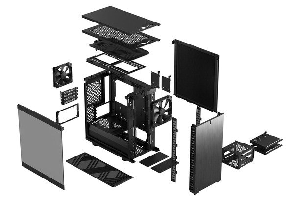 Fractal Design Define 7 Mini Black TG Light Tint_disassemble