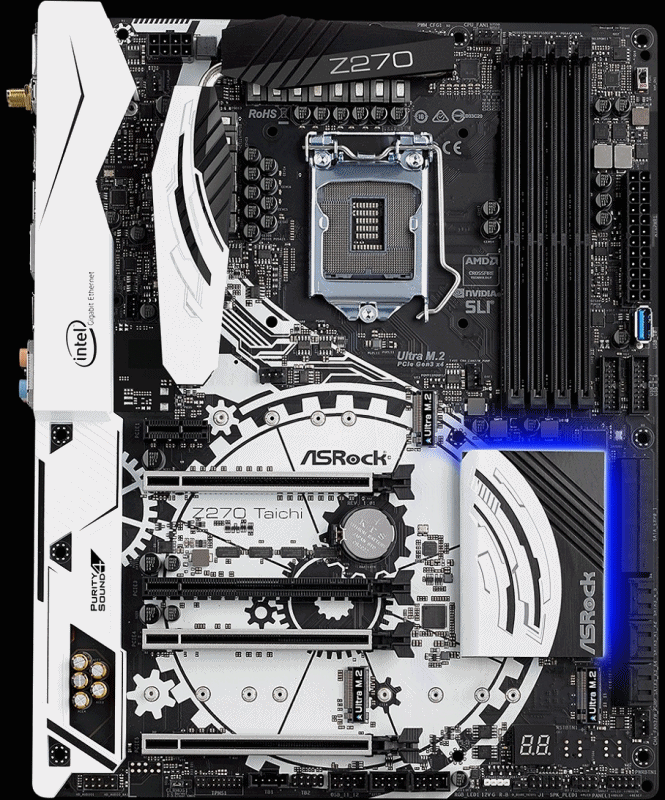 ユニークデザインの高性能マザボ「ASRock Z270 Taichi」を ユニークデザインの高性能マザボ「ASRock Z270 Taichi」を