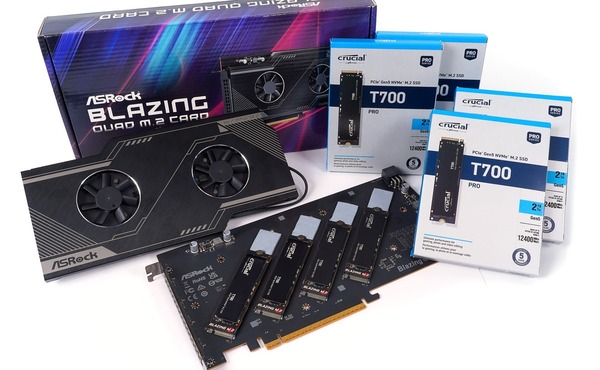 ASRock Blazing Quad M.2 Card