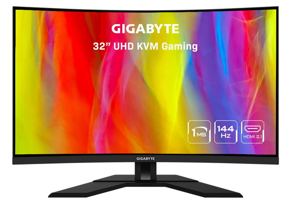 GIGABYTE 4Kゲーミングモニター M32UC 苦い 31.5インチ 曲面 VA