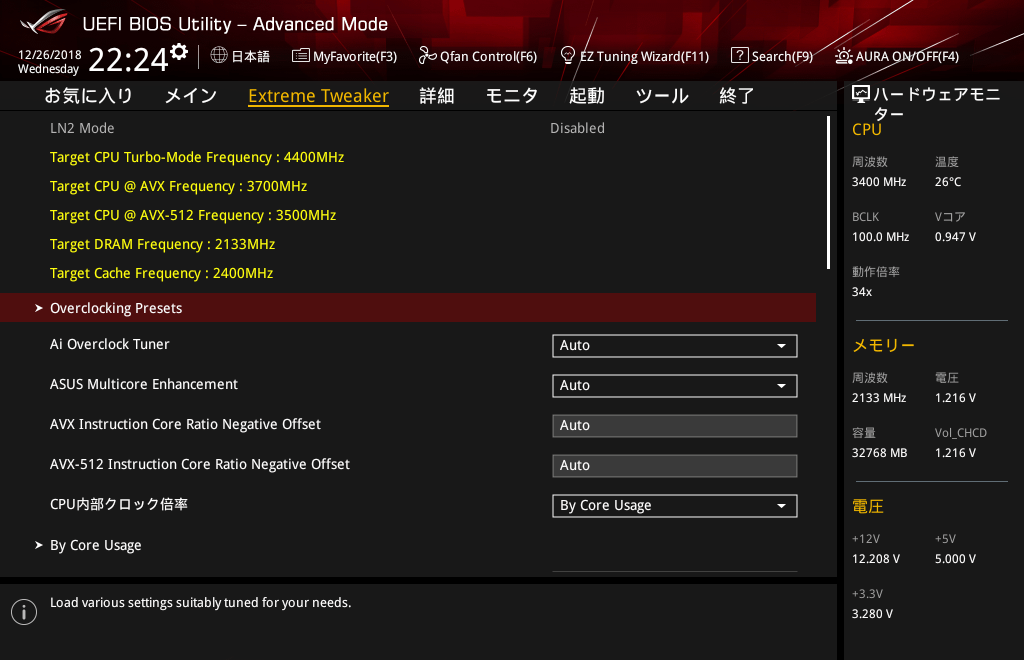 ASUS ROG RAMPAGE VI EXTREME Omega_BIOS_OC_1