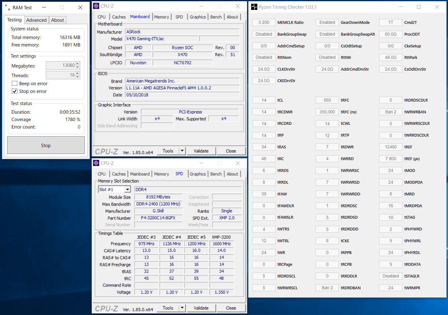 ASRock Fatal1ty X470 Gaming-ITX_ac_OC test_mem_2
