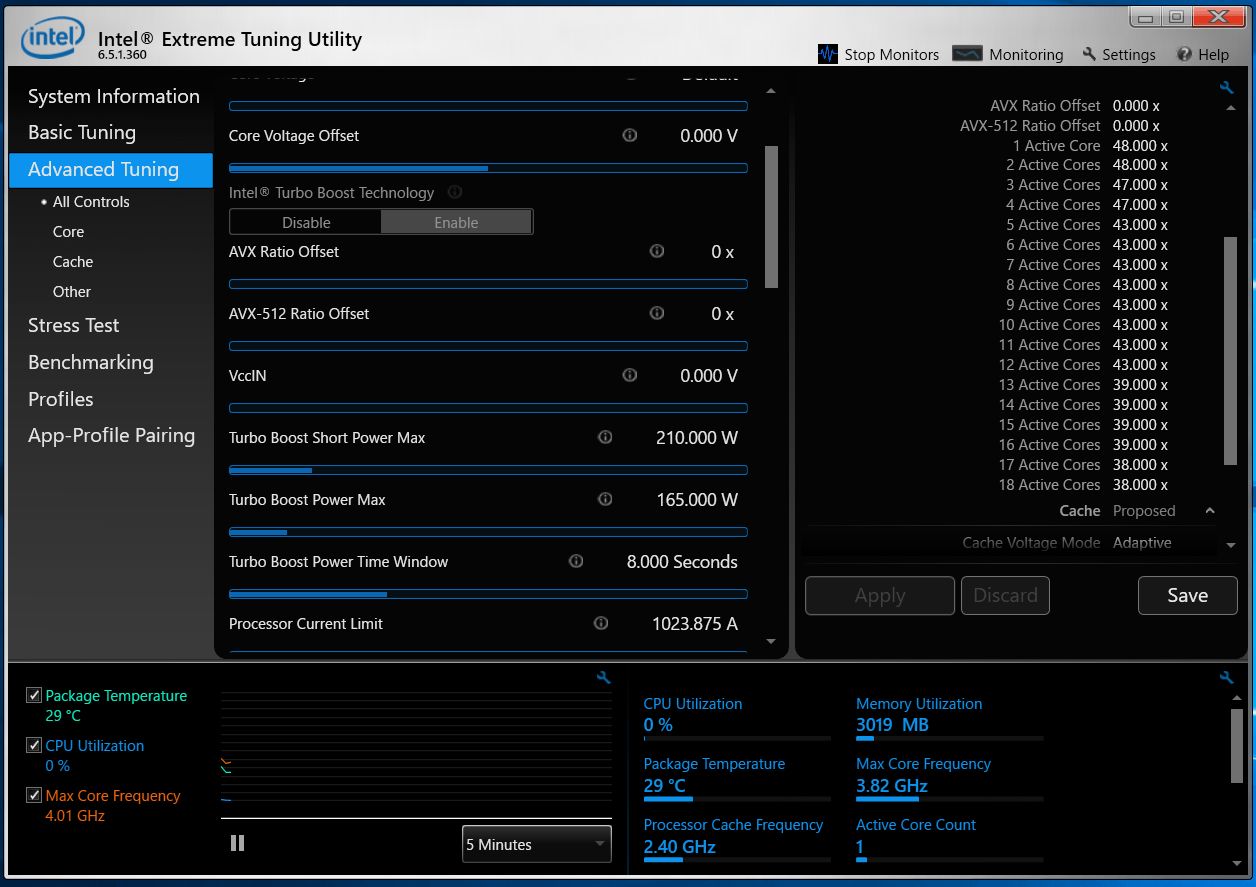 Intel Core i9 10980XE_XTU