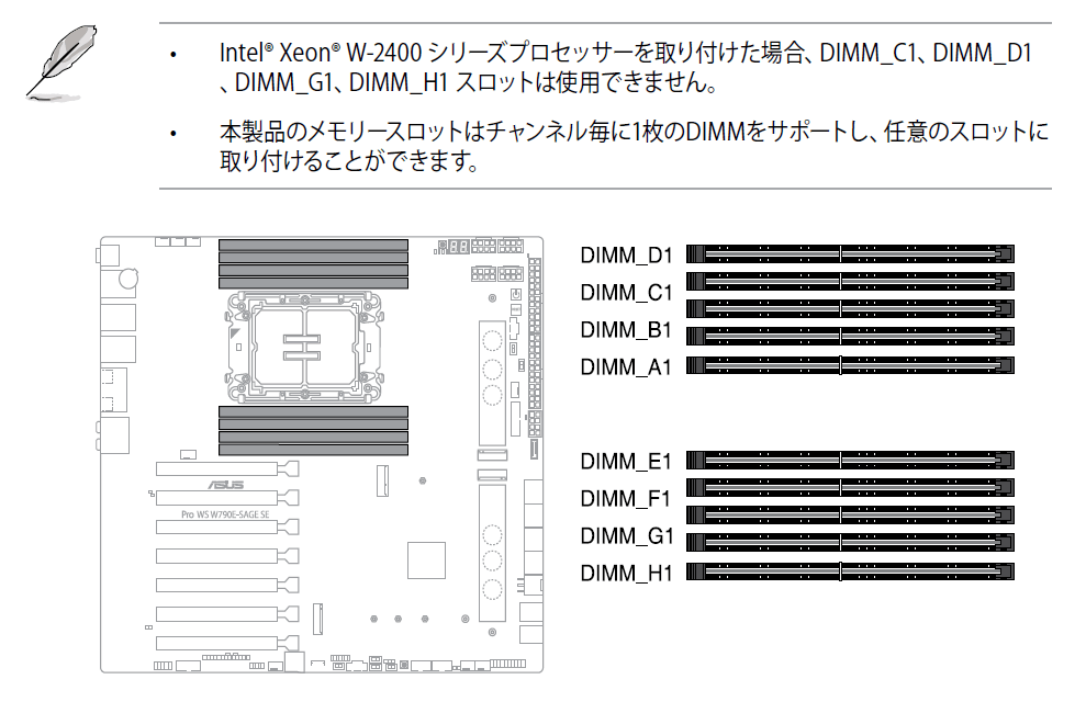 ASUS Pro WS W790E-SAGE SE_memory