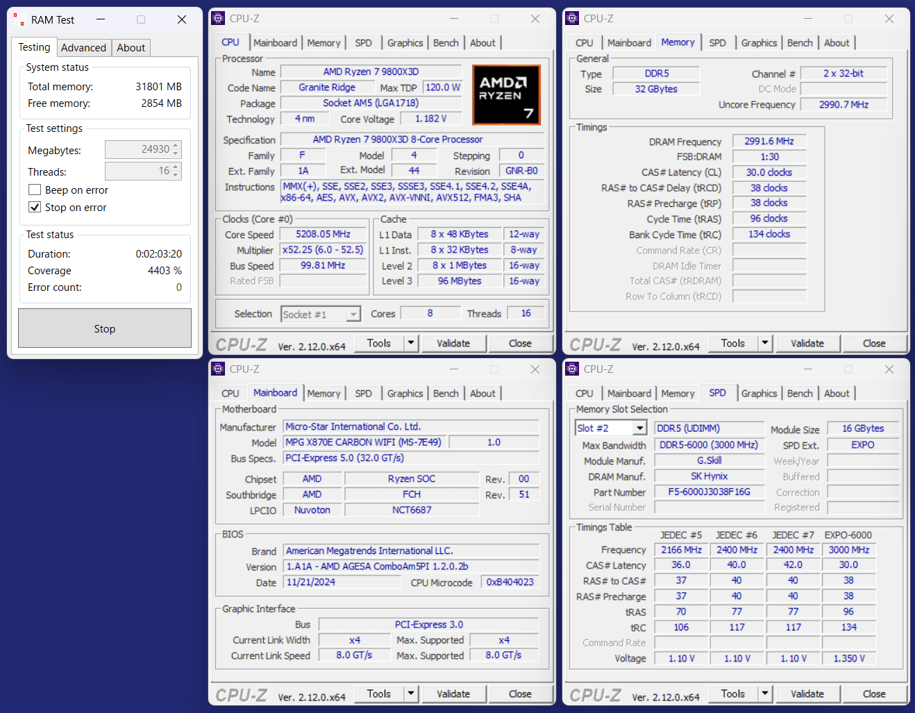 MSI MPG X870E CARBON WIFI_GTN_16GBx2_6000-C30_RT (1)