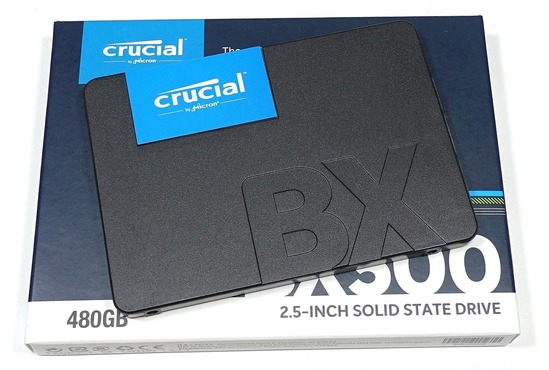 「Crucial BX500 120GB/240GB/480GB」をレビュー。DRAMキャッシュレスで安価なエントリー向け2.5インチSATA SSDの実力を徹底検証 : 自作とゲームと趣味の日々