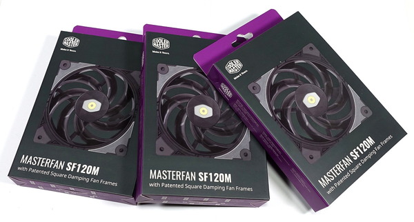 「Cooler Master MasterFan SF120M」をレビュー