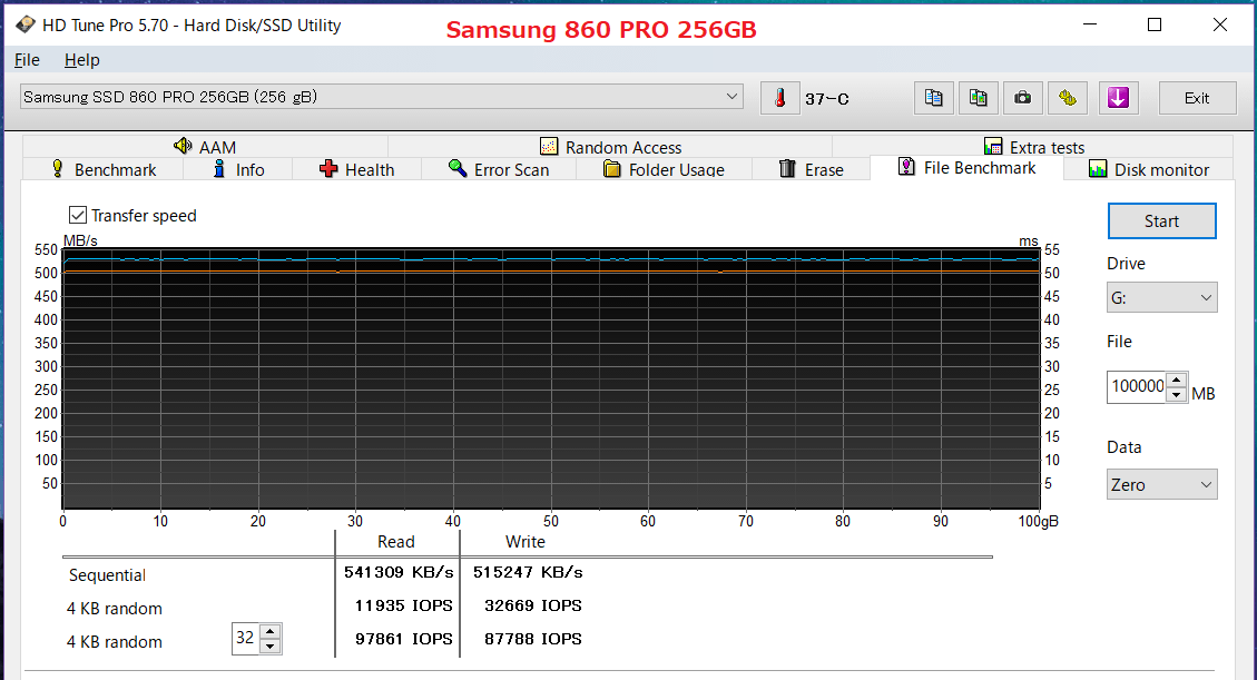 Samsung 860 PRO 256GB_HDT