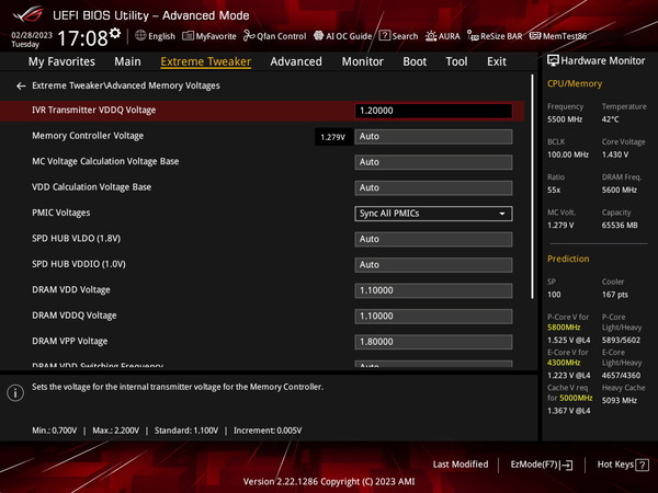 Crucial CT2K16G48C40U5_13900K_16Gx4_5600C46_bios (2)