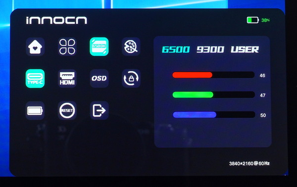 INNOCN PU15-PRE_OSD_color-temp