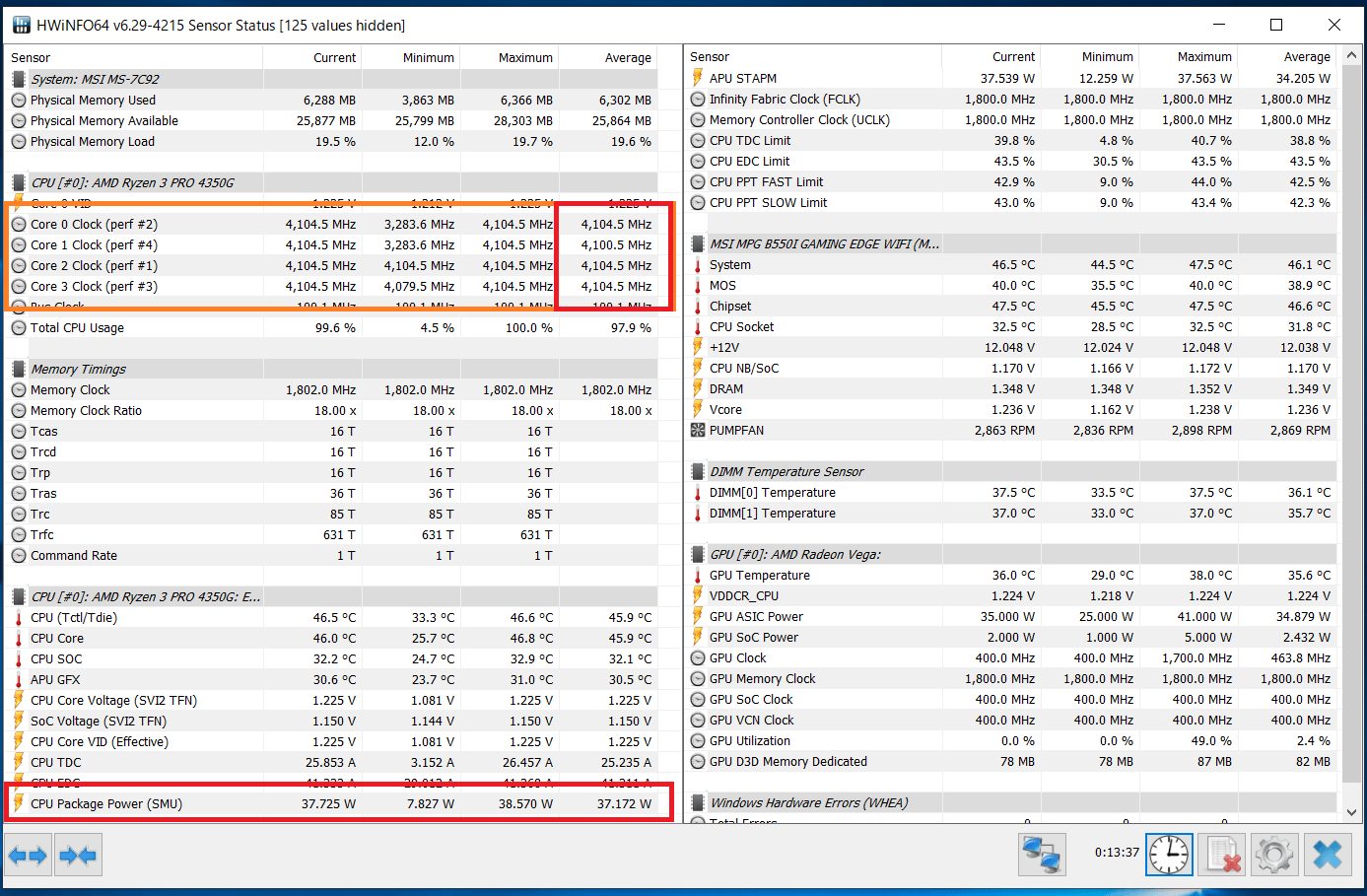 AMD Ryzen 3 PRO 4350G_Boost-Clock_multi