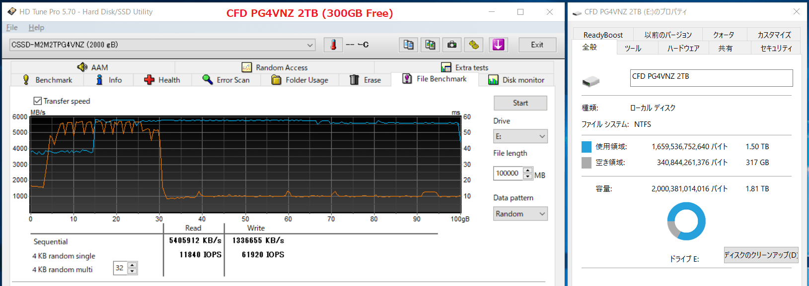 CFD PG4VNZ 2TB_SLC-Cache_300GB-Free