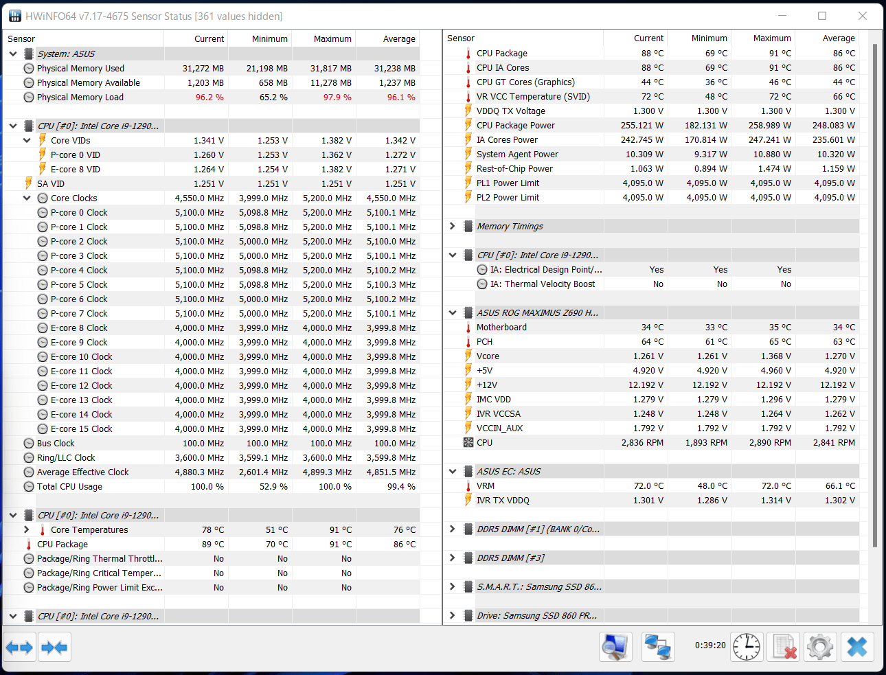 Intel Core i9 12900KS_ASUS ROG MAXIMUS Z690 HERO_1304