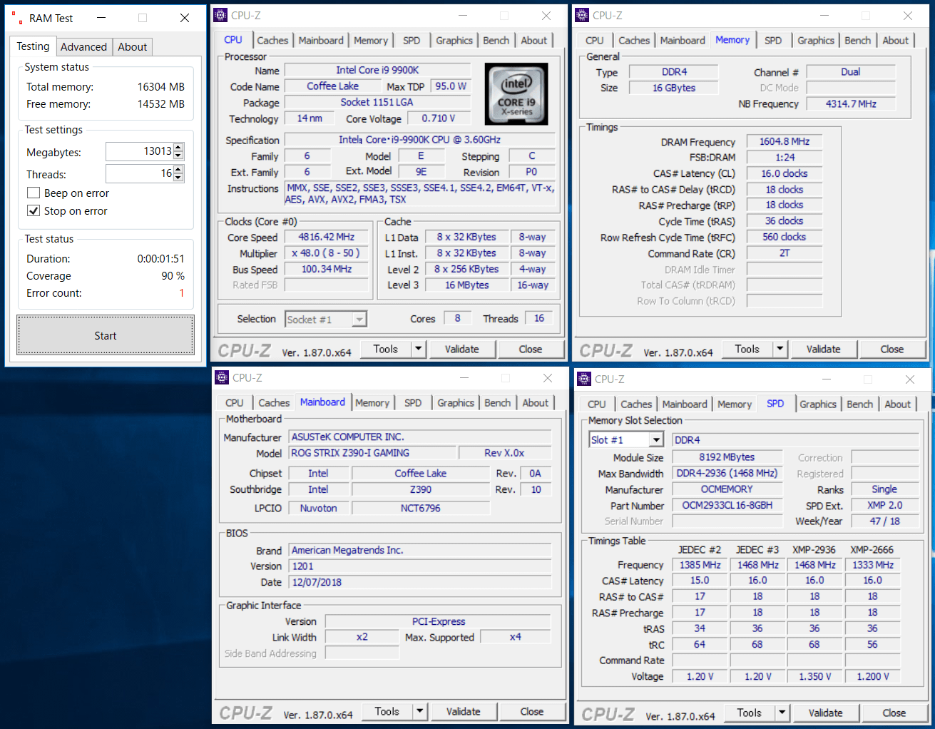 OCMEMORY OCM2933CL16D-16GBNH_3200_stress