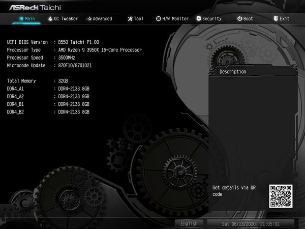 ASRock B550 Taichi_BIOS_1