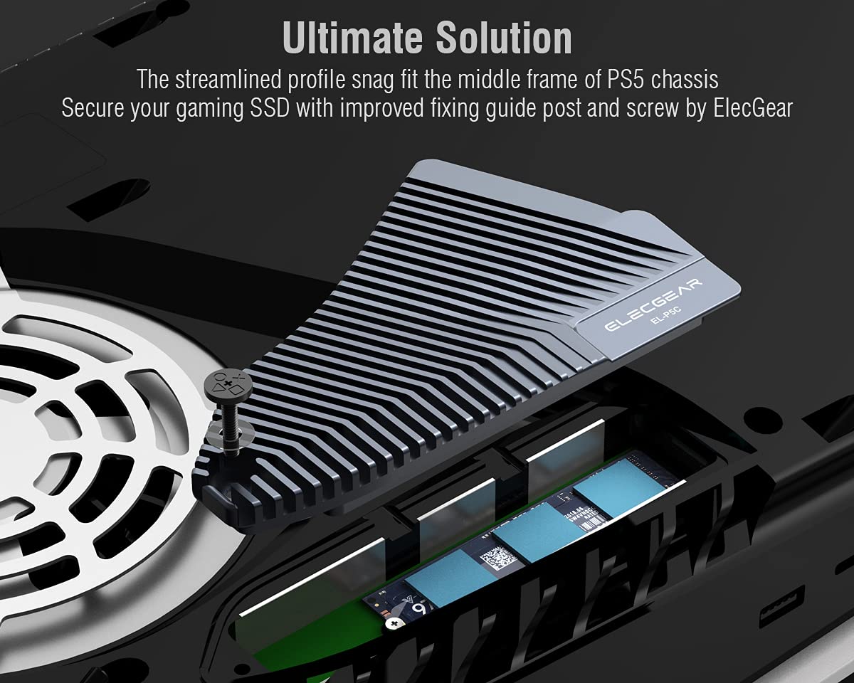 Elecgearからps5拡張スロットカバーサイズのssdヒートシンクが発売 自作とゲームと趣味の日々