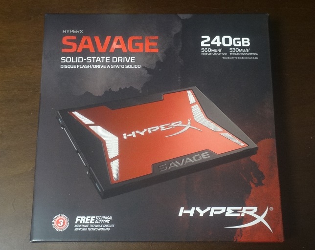 Kingston製のゲーマー向けSSD HyperX : 自作とゲームと趣味の日々