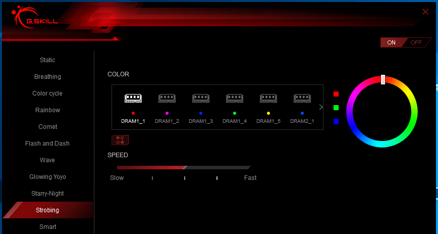 Trident Z RGB Control_Starry-Night