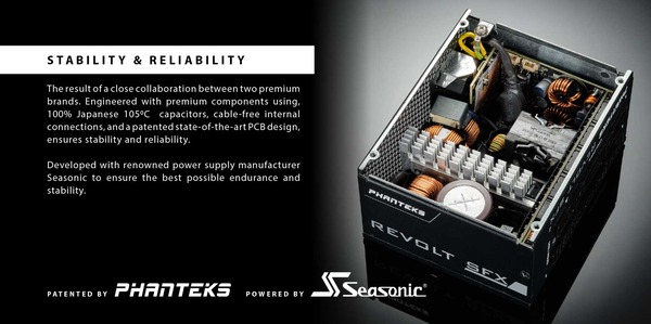 Phanteks Revolt SFX 750W Platinum_seasonix