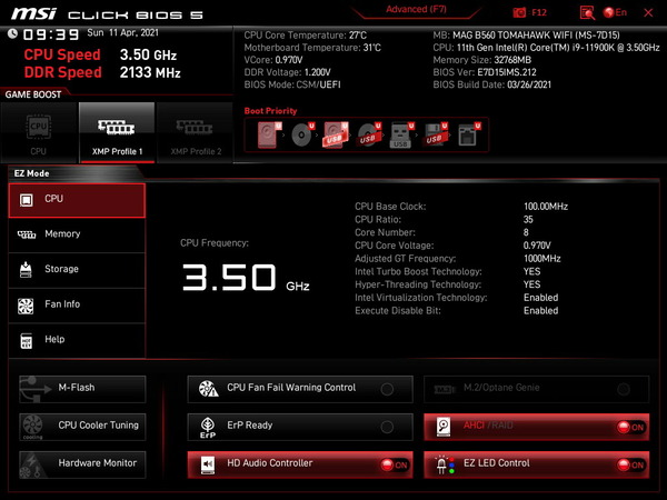 MSI MAG B560 TOMAHAWK WIFI_BIOS_1