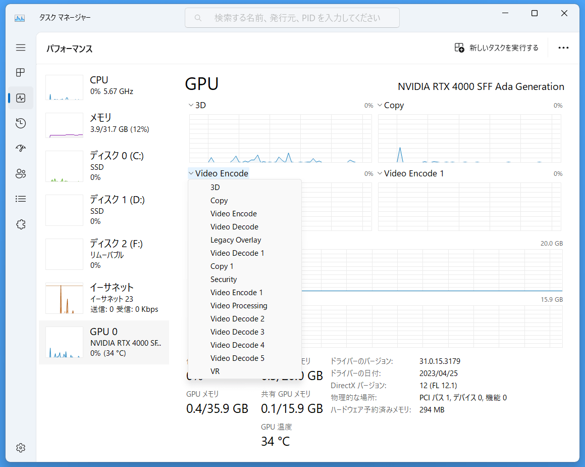 NVIDIA RTX 4000 SFF Ada_NVEnc