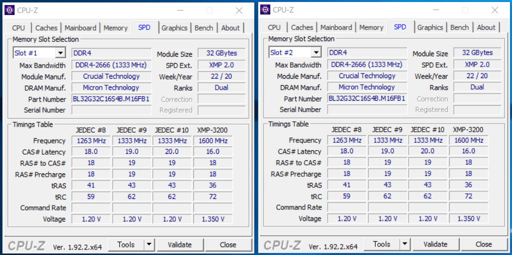 Crucial Ballistix SODIMM BL2K32G32C16S4B_CPU-Z