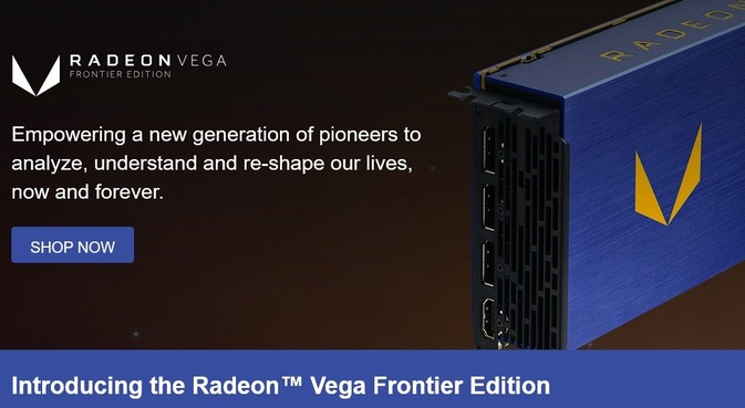 AMD Radeon Vega Frontier Edition