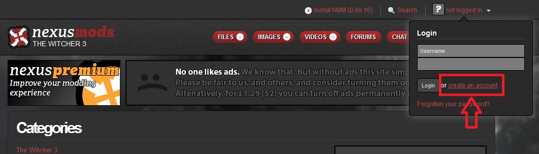 Pcゲーム用modサイト Nexus Mods And Community の無料アカウントの取得の仕方 自作とゲームと趣味の日々 Pcゲーム用modサイト Nexus Mods And Community の無料アカウントの取得の仕方 自作とゲームと趣味の日々