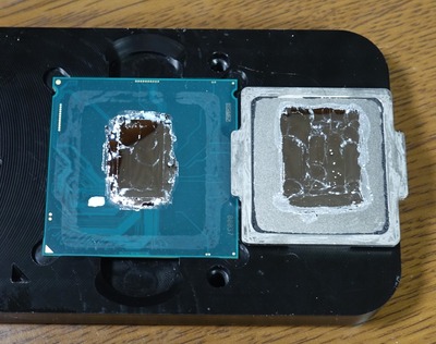 Core i7 8700K Delid metal