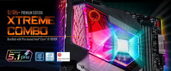 GIGABYTE Z390 AORUS XTREME WATERFORCE 5G_top