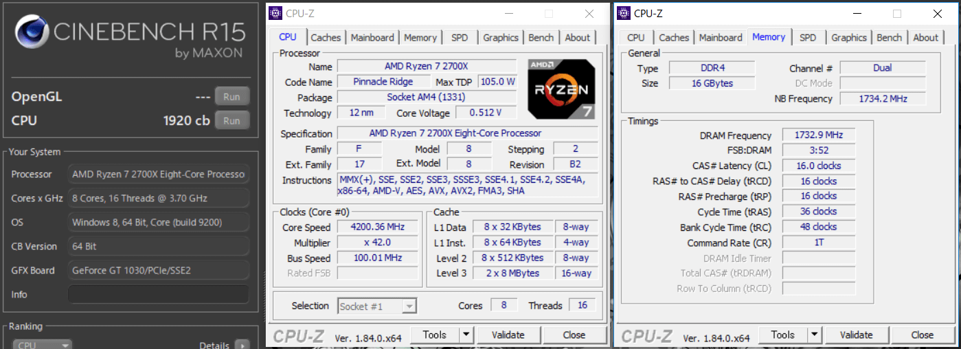 ASRock X470 Taichi_OC test_cine