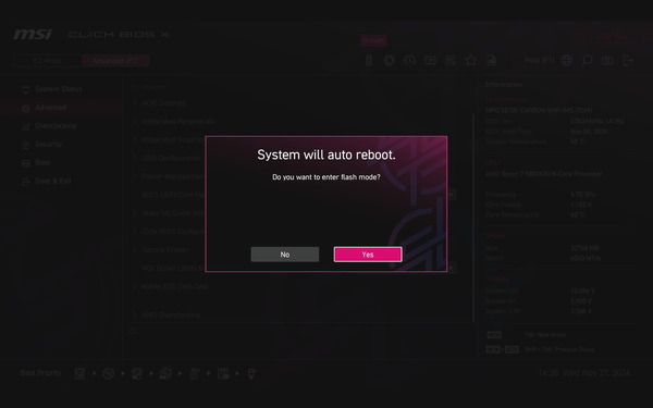 MSI MPG X870E CARBON WIFI_BIOS_6