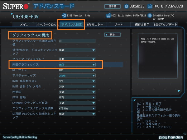 SuperO C9Z490-PGW_iGPU-output-error_BIOS