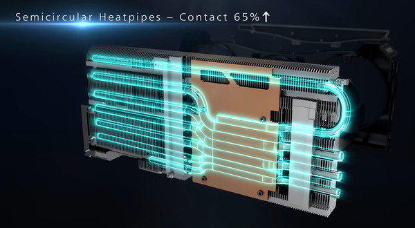 EVGA iCX3 Cooler_Semicircular Heatpipes
