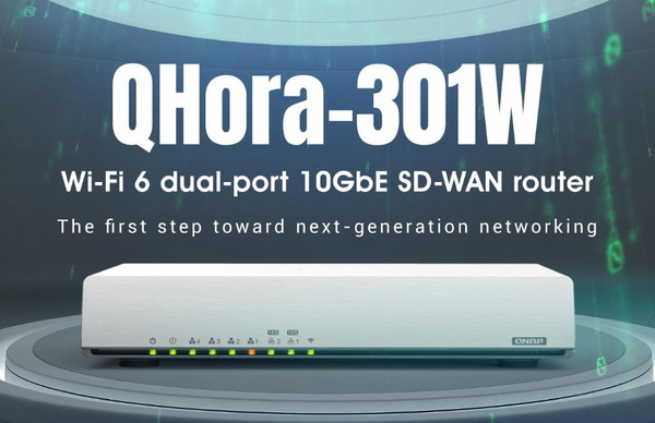 「QNAP QHora-301W」をレビュー。10Gb LAN対応NASに最適なWiFi6対応無線LANルーターを徹底検証 : 自作とゲームと