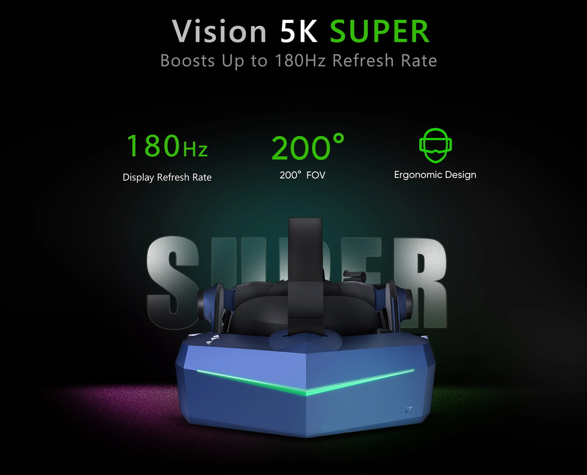 180Hz対応VR HMD「Pimax Vision 5K Super」が発売｜自作とゲームと趣味の日々