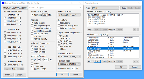 ASUS TUF Gaming VG28UQL1A_HDMI2.1_spec